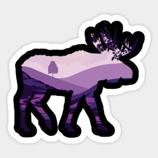 Moose Sticker